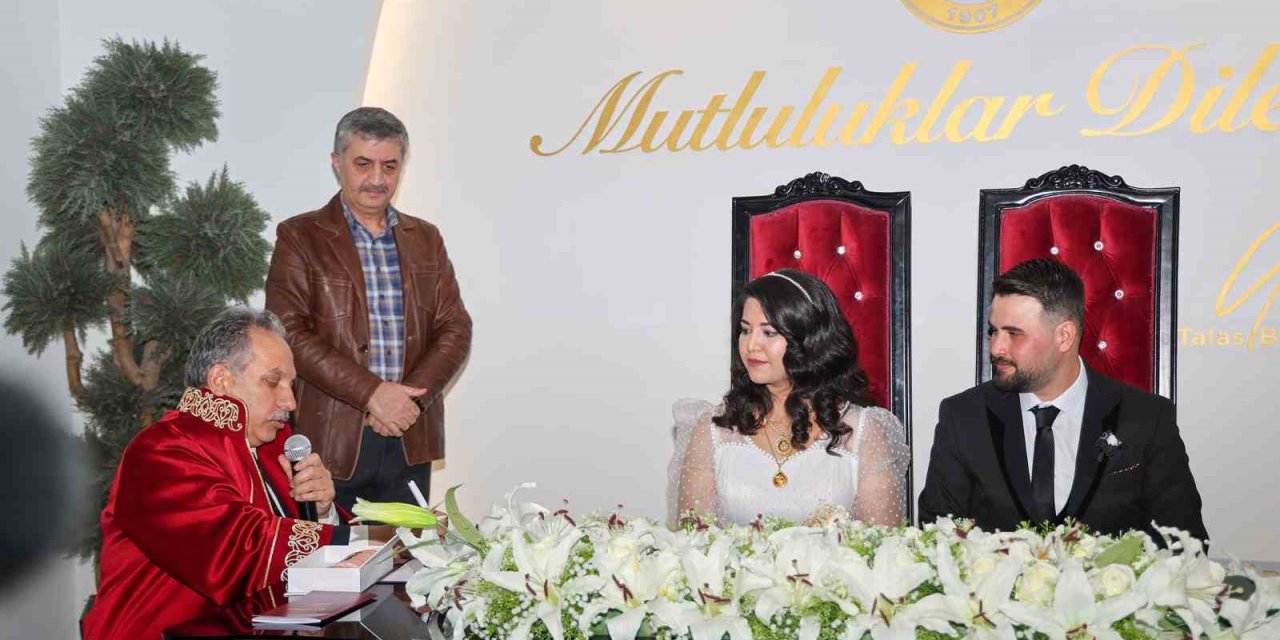 Elbistan’da Tanıştılar Talas’ta Evlendiler