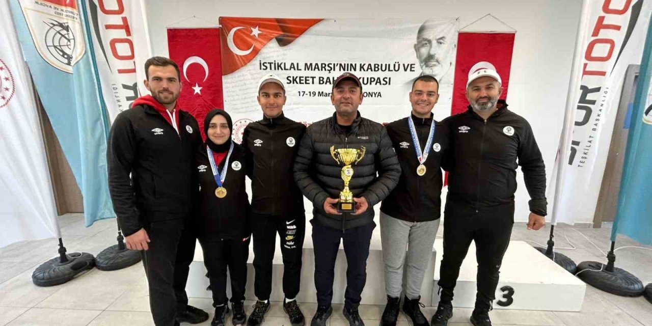 Karatay’ın Atıcılık Takımından Türkiye 1.’liği