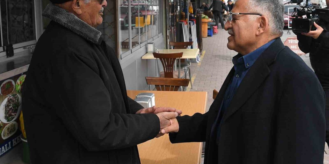 Başkan Büyükkılıç’tan Doğu Garajı Esnafına Ziyaret