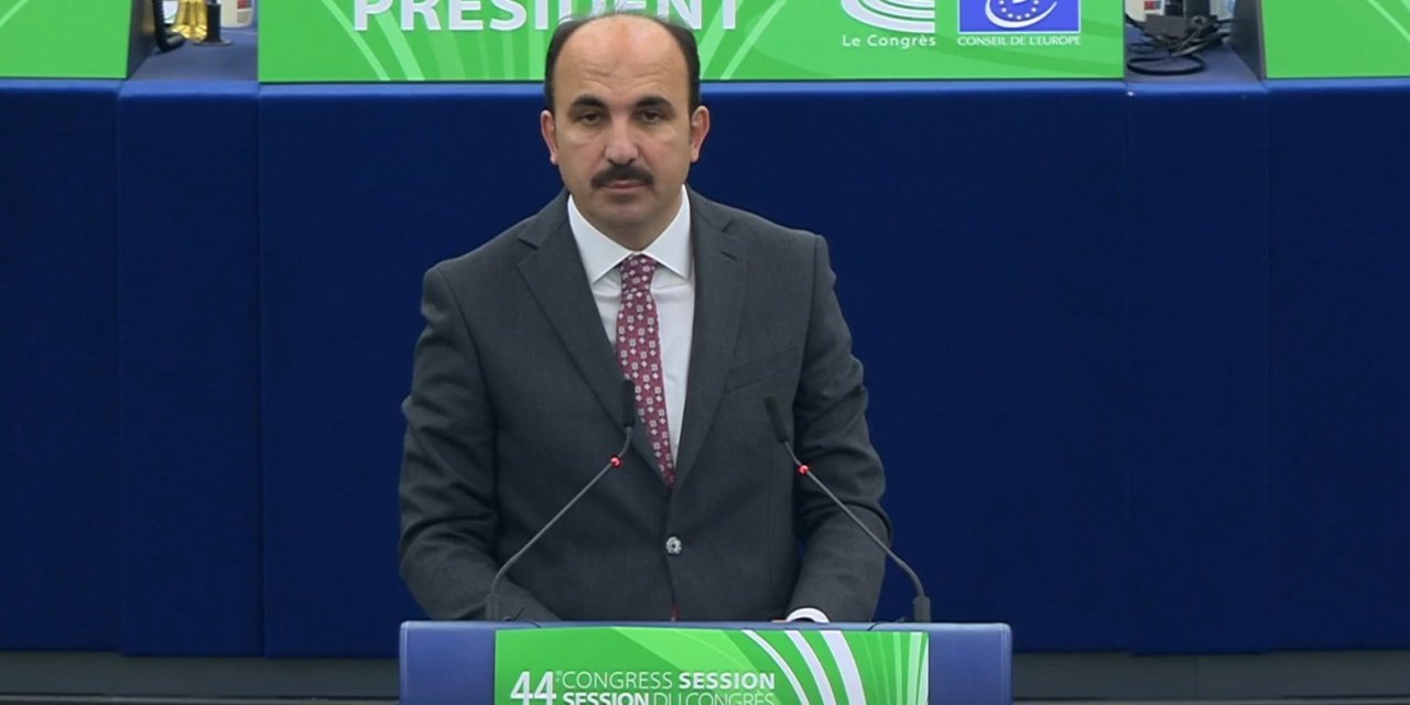 Başkanı Altay, Avrupa Konseyi Yerel Ve Bölgesel Yönetimler Kongresi’nde Konuştu