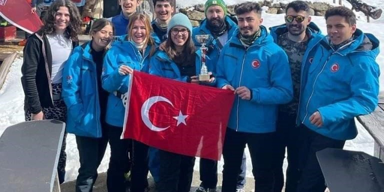 Nisa Özsoy Snowboardda Develi’nin Adını Dünyaya Duyurdu