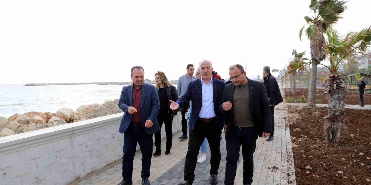 Karaduvar Sahili 2. Etap Park Çalışmalarında Sona Gelindi