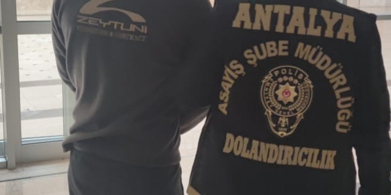 Antalya’da Sazan Sarmalı Yöntemiyle Dolandırıcılık Yapan Şahıs Yakalandı