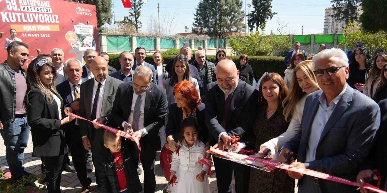 Tarsus’a Bir Okuma Salonu, Kreş Ve Kütüphane Daha Kazandırıldı