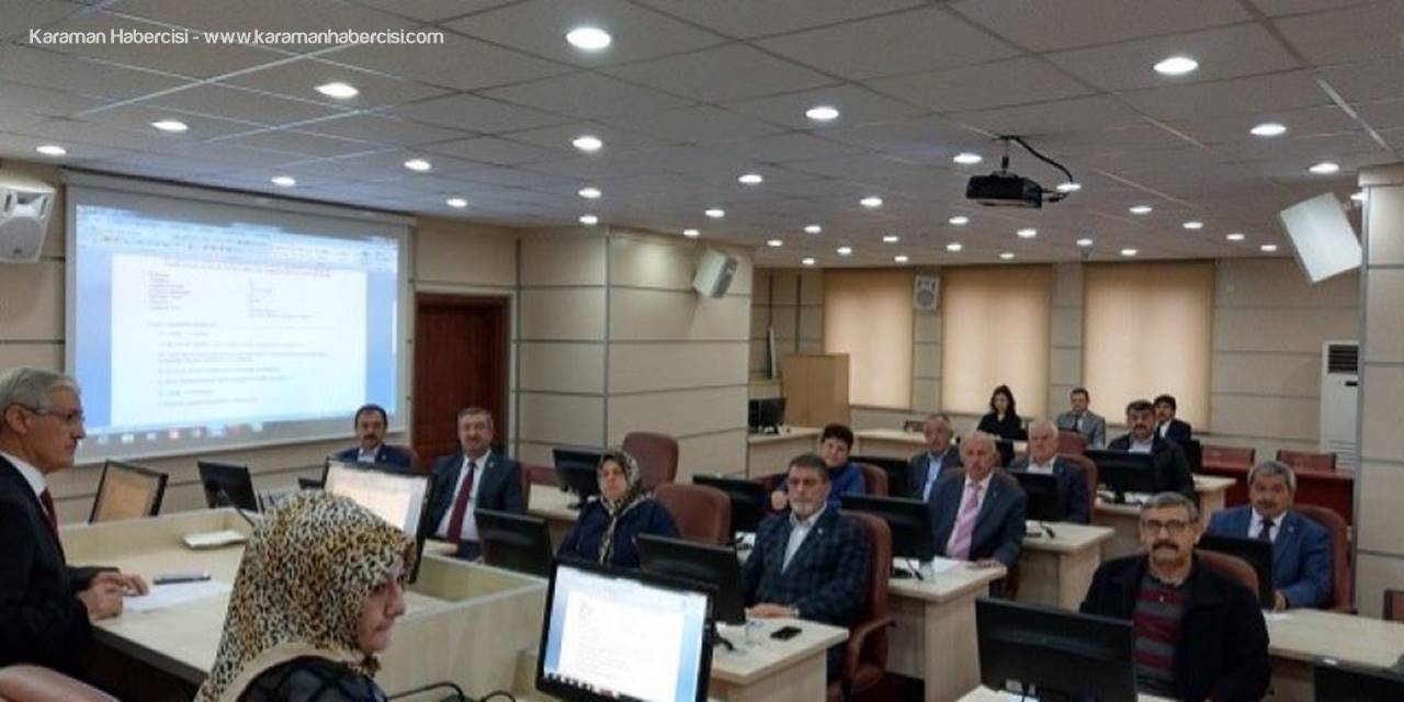 Karaman İl Genel Meclisi Son Toplantılarına Başladı