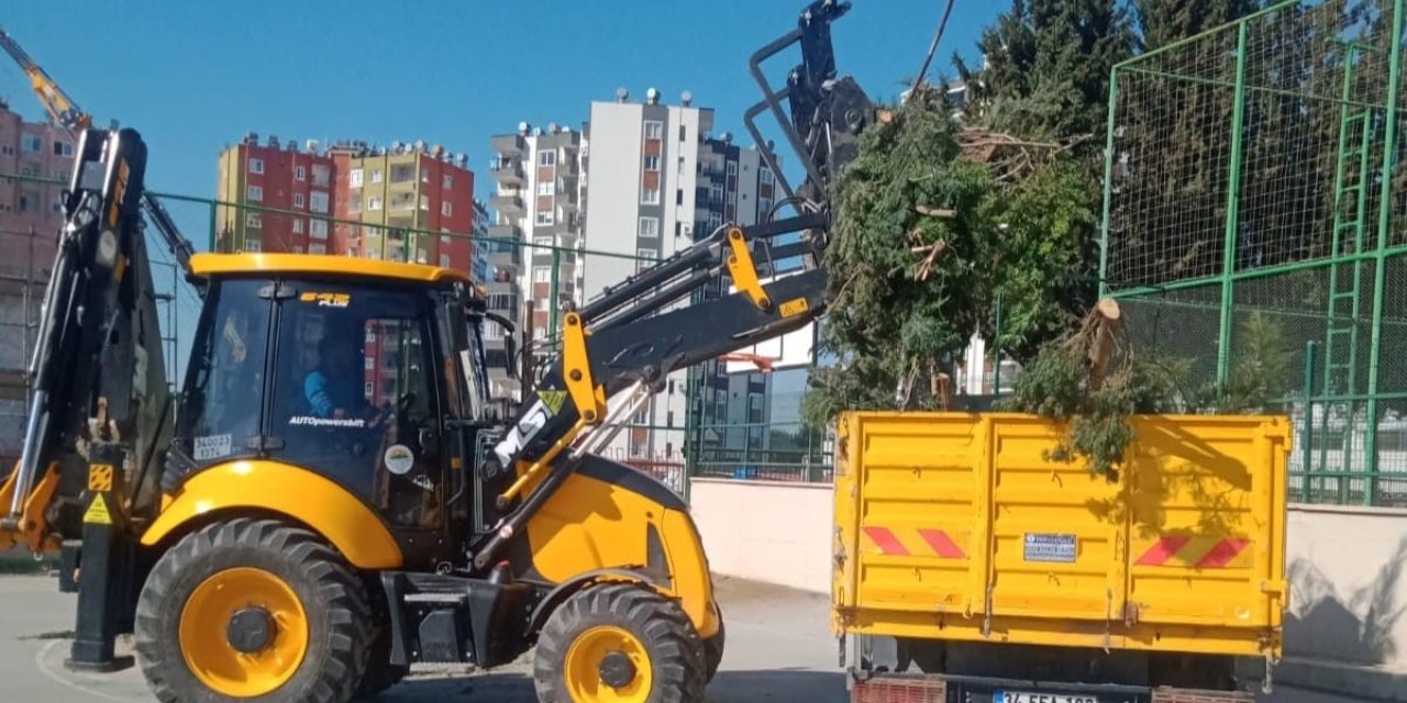 Toroslar’da Park Ve Yeşil Alanlara Bahar Bakımı