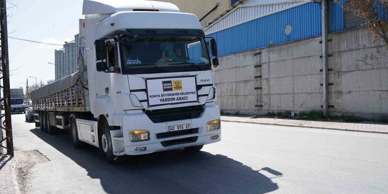 Konya Büyükşehir Kahramanmaraş’a 300 Ton Un Gönderiyor