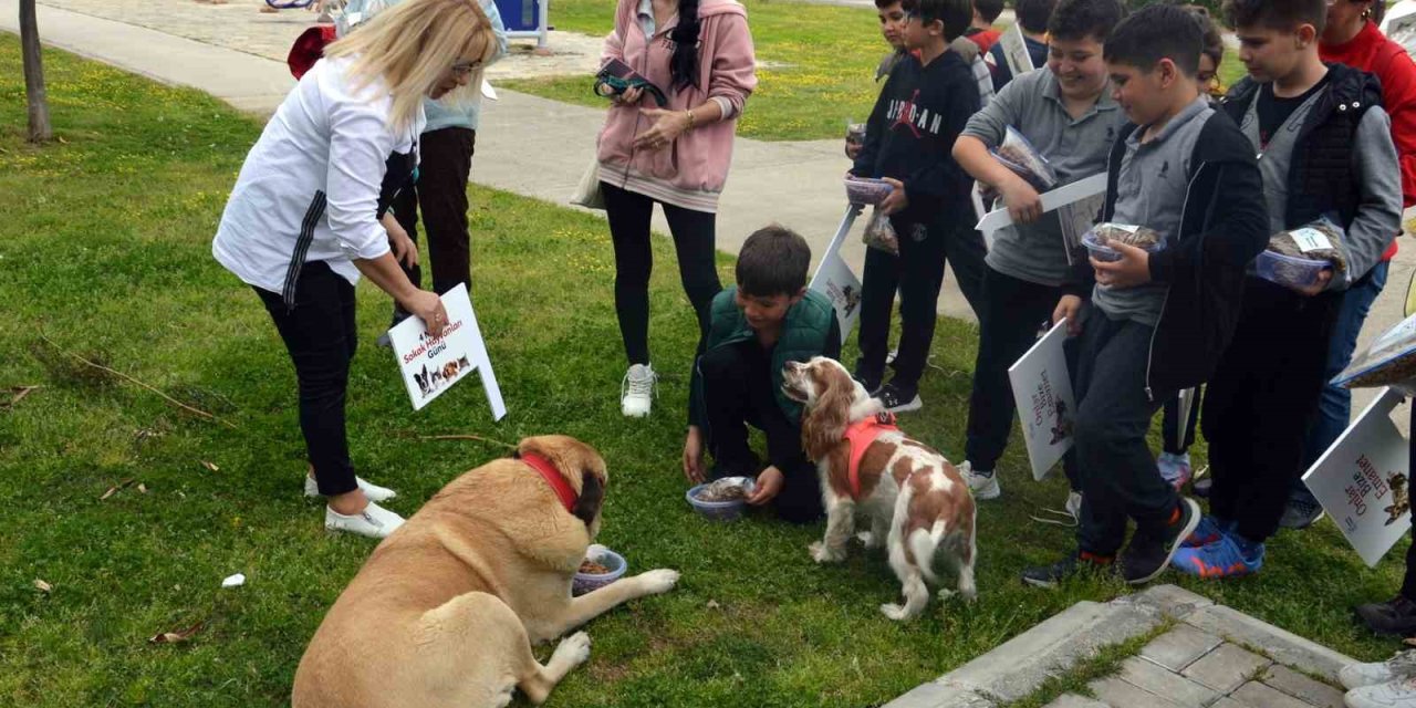 Öğrenciler Sevimli Dostları Unutmadı