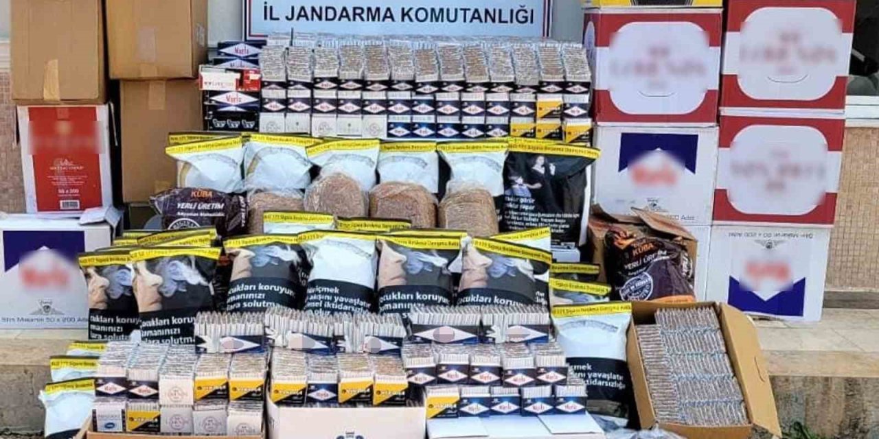 Antalya’da Jandarmadan Kaçak Tütün Operasyonu