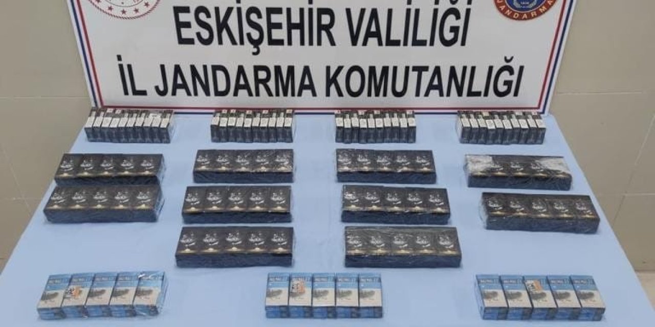 Kaçak Sigara Sattığı Tespit Edilen Şüpheli Jandarma Tarafından Yakalandı