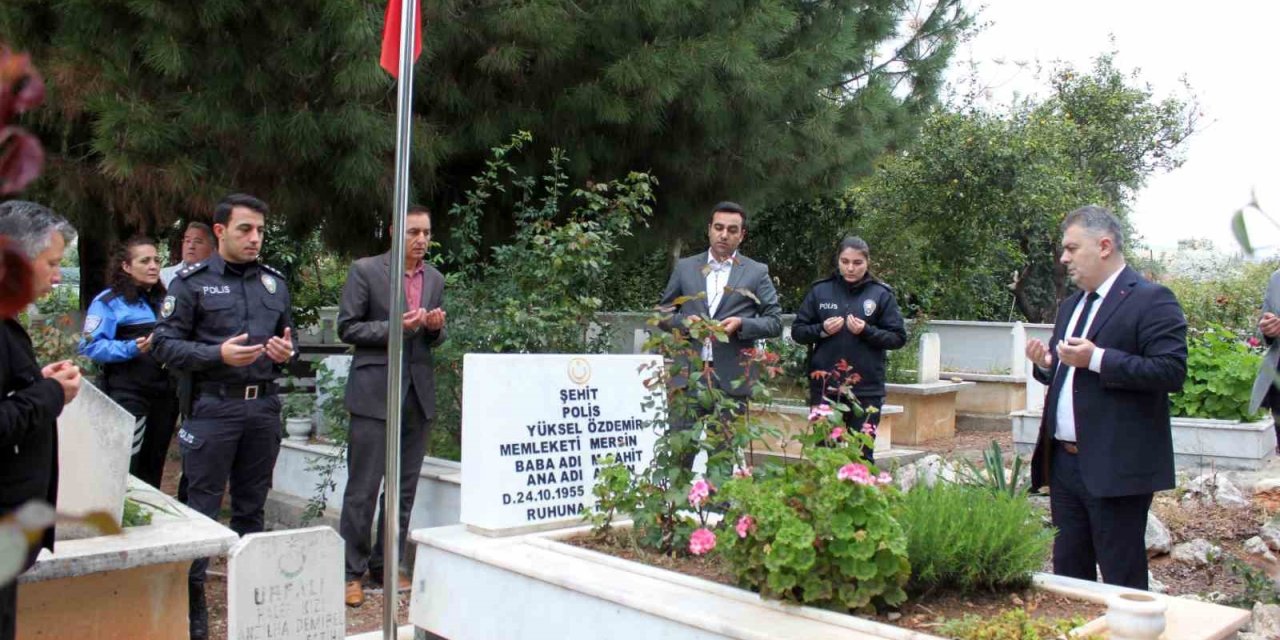 Erdemli’de Şehit Polisler İçin Mevlid-i Şerif Okutuldu