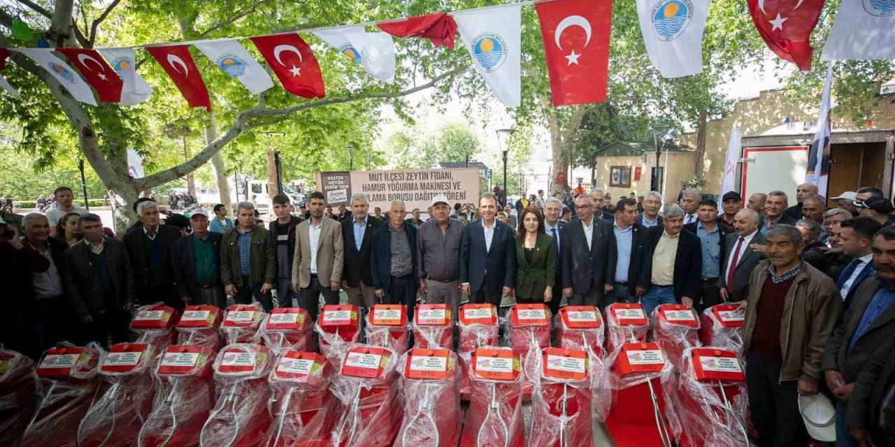 Mersin Mut’ta Üreticiye Destek, Üretime Teşvik