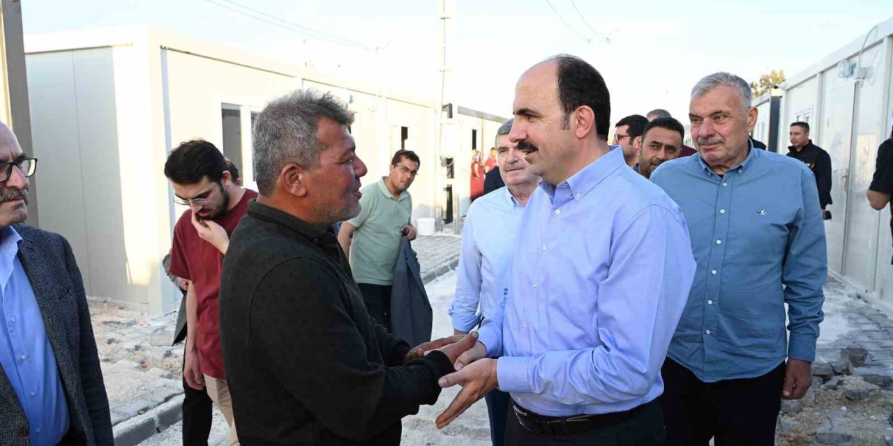 Hatay’a Kazandırılan Konya Konteyner Kent’in Birinci Etabının Açılışı Yapıldı