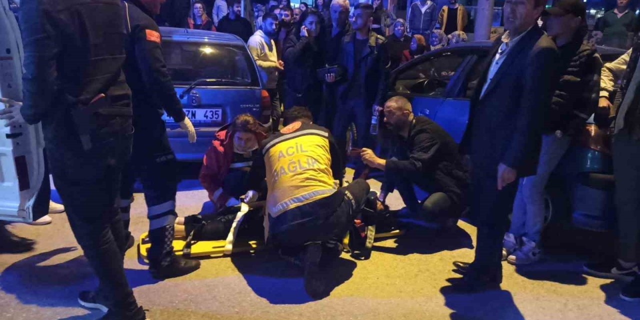 Yayaya Çarpan Sürücü Aracını Park Edip Gitti