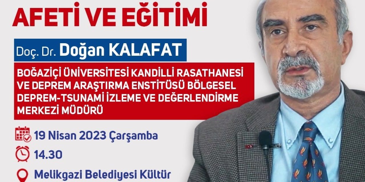 Melikgazi’de Deprem Seminerleri Devam Ediyor