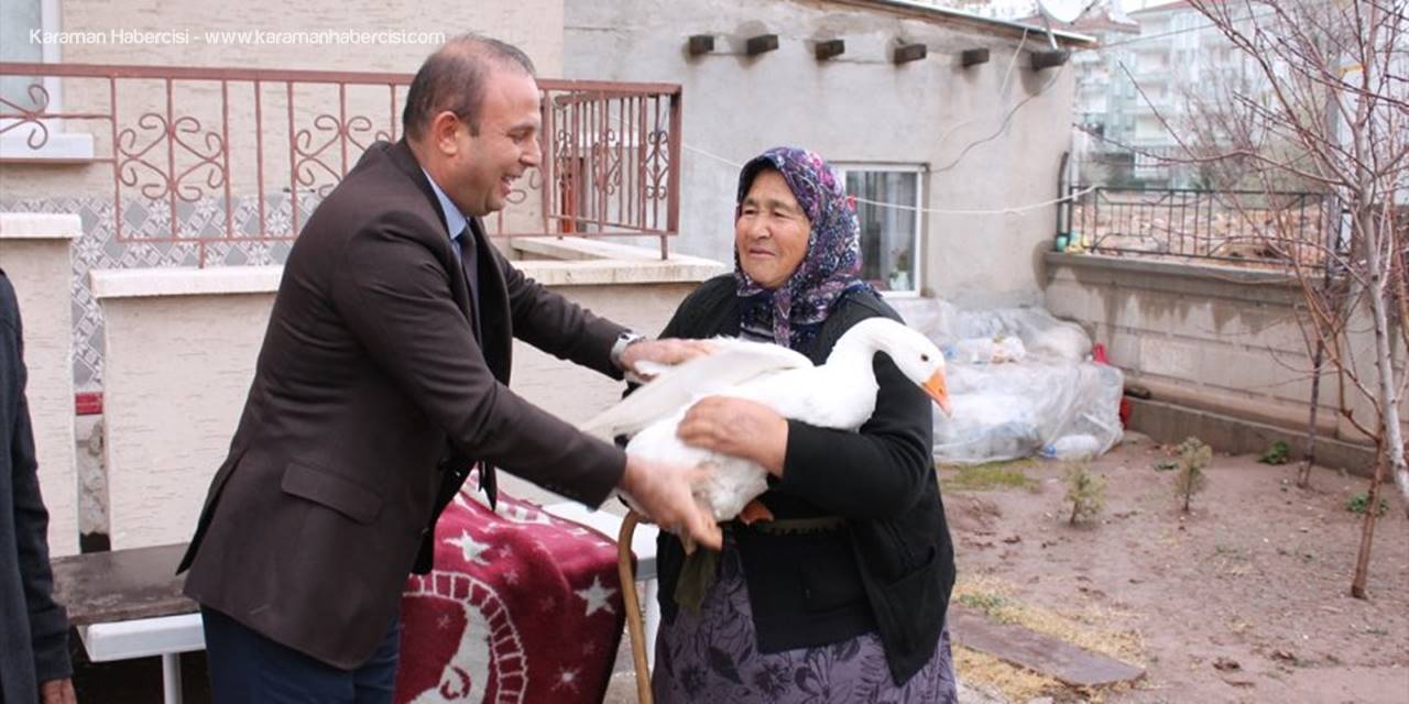 Aksaray'da Hindileri Çalınan Kadına Devlet Desteği