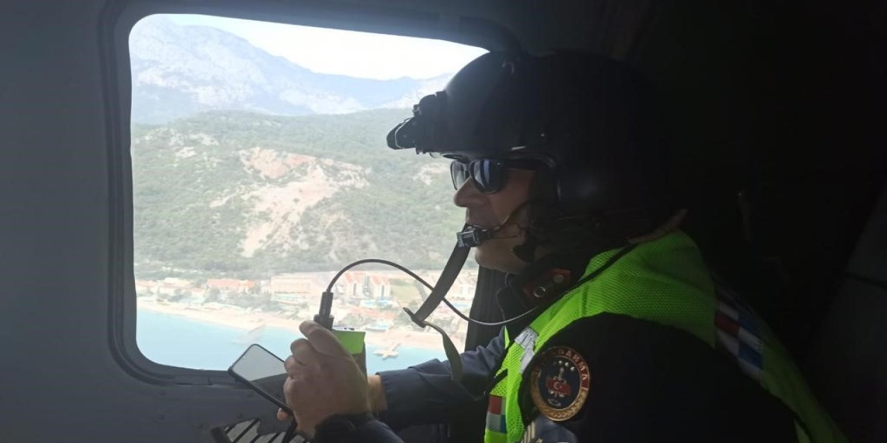 Antalya’da Trafiğe Bayram Öncesi Havadan Denetim