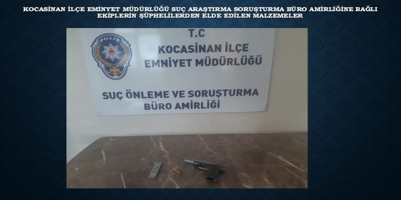 Kocasinan İlçe Emniyet Müdürlüğü Ekipleri 33 Olay Aydınlattı