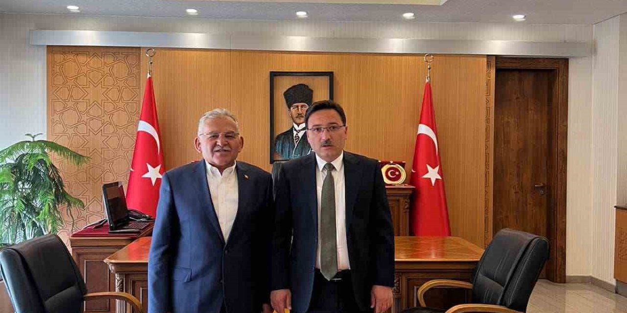 Başkan Büyükkılıç’tan Vali Çiçek’e ‘hoş Geldiniz’ Ziyareti