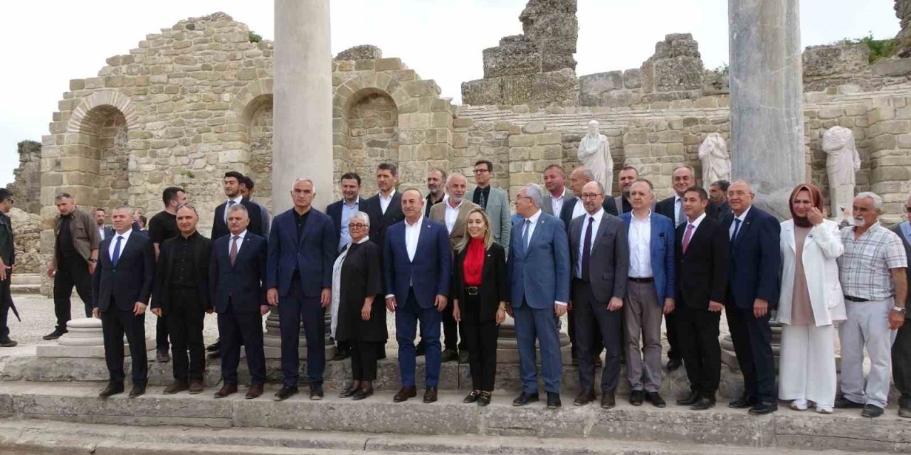 Side Kültürel Miras Projesi Basın Lansmanı Side Antik Kenti’nde Yapıldı