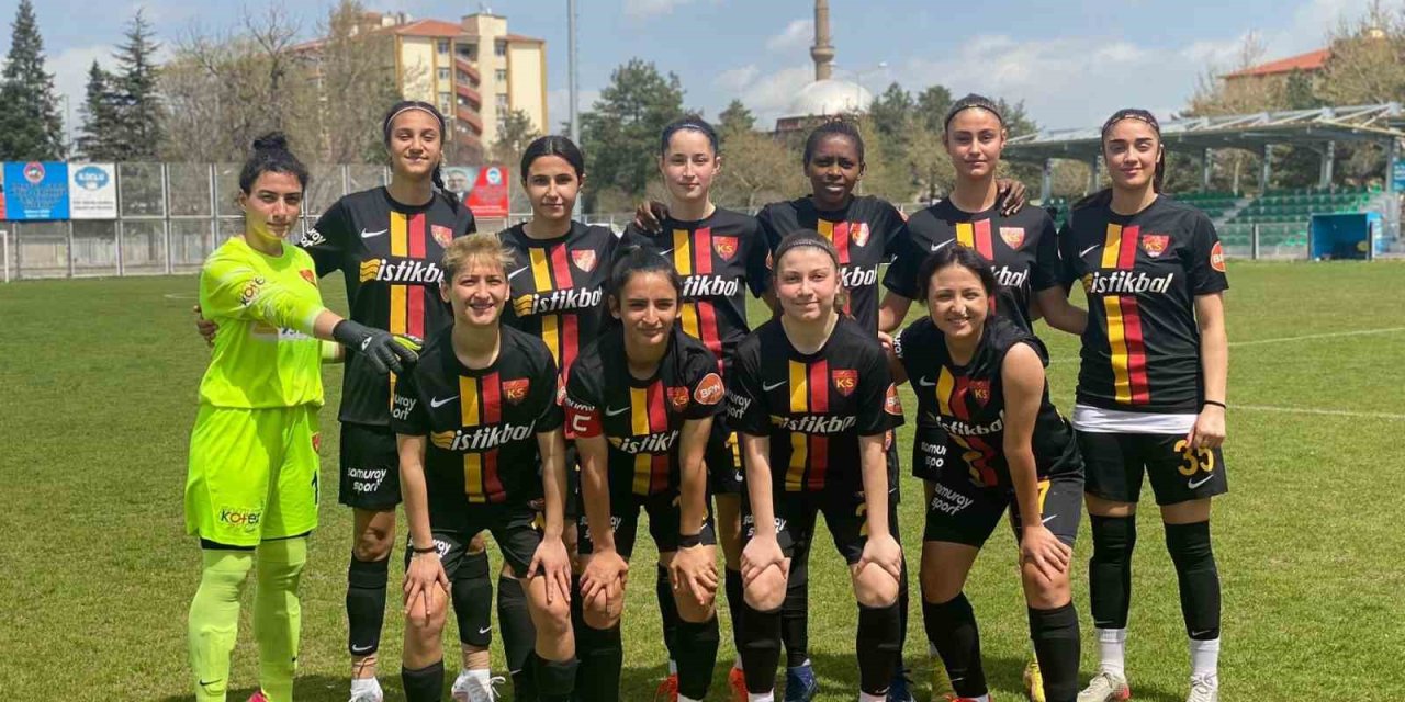Kadınlar 1. Lig: Yukatel Kayseri Kadın Fk: 2- Gaziantep Asyaspor: 0