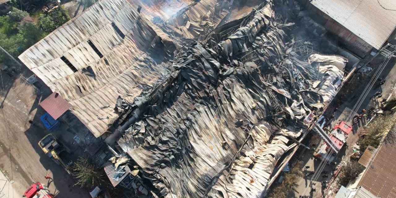 Mersin’deki Yangın Yeri Dron İle Görüntülendi