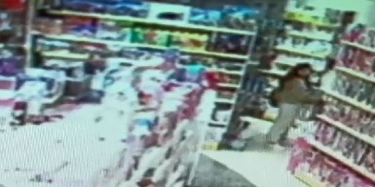 Bin 100 Lira Değerinde Oyuncak Çalan Kadın Güvenlik Kamerasına Yakalandı