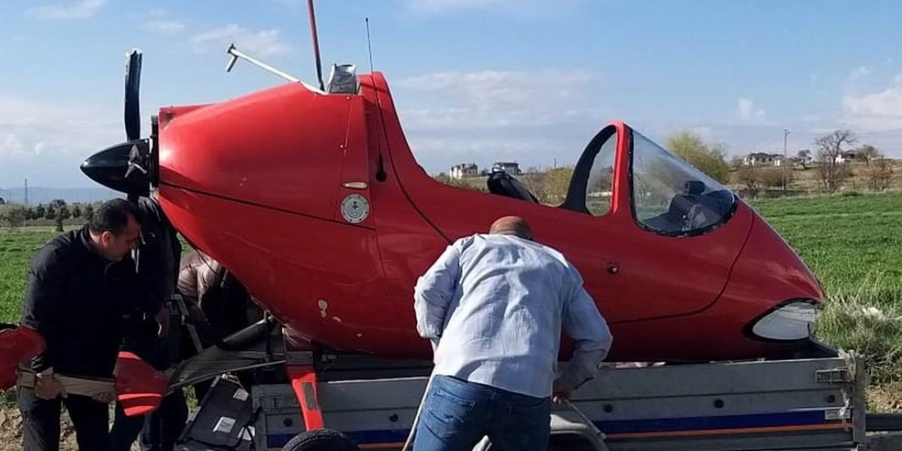 Paramotor, Kalkıştan Hemen Sonra Düştü