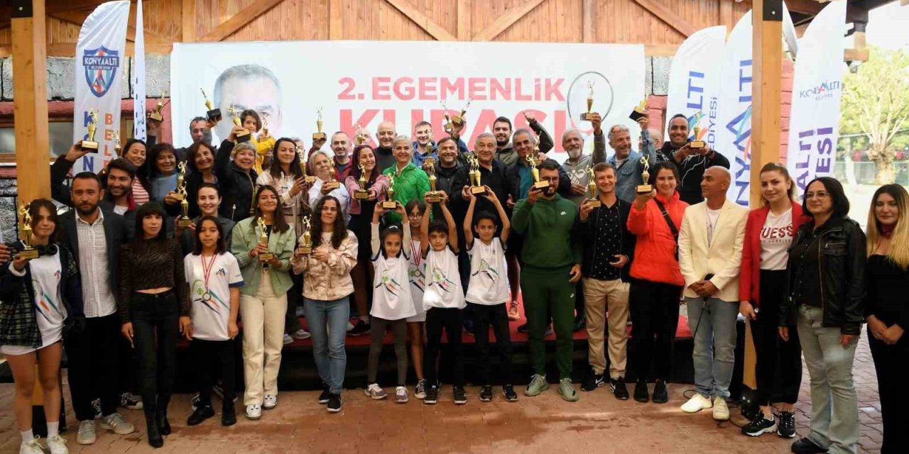 Konyaaltı’nın,  Egemenlik Kupası Tenis Turnuvası Sona Erdi