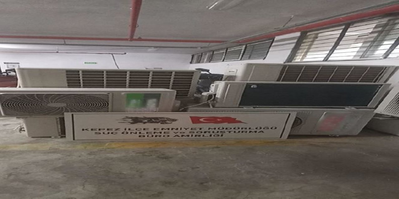Antalya’da 8 Adet Klima Çalan 3 Şüpheliden Biri Yakalandı