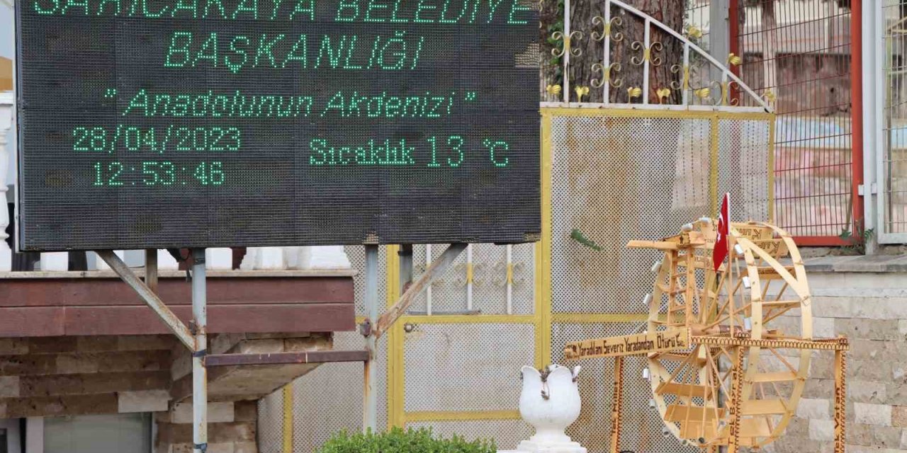 Sarıcakaya’da İmrendiren Hava