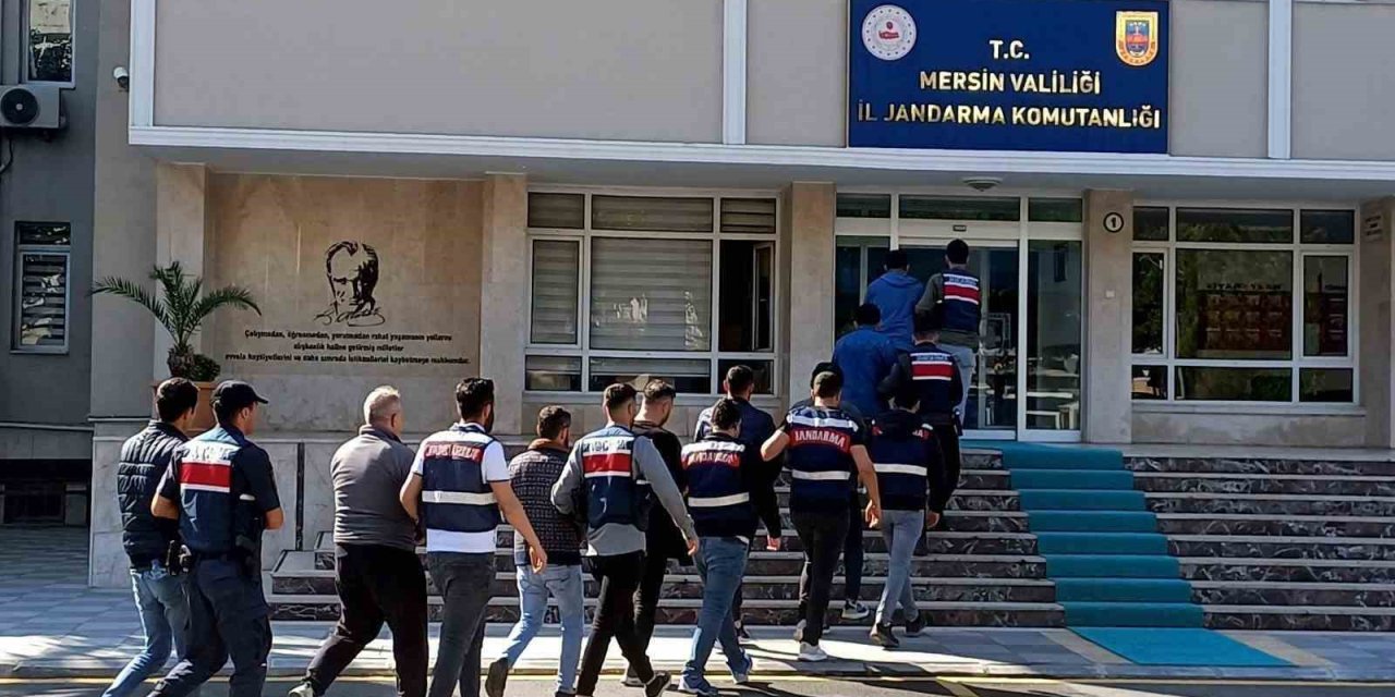 Mersin’de Suç Örgütüne Operasyon: 18 Gözaltı