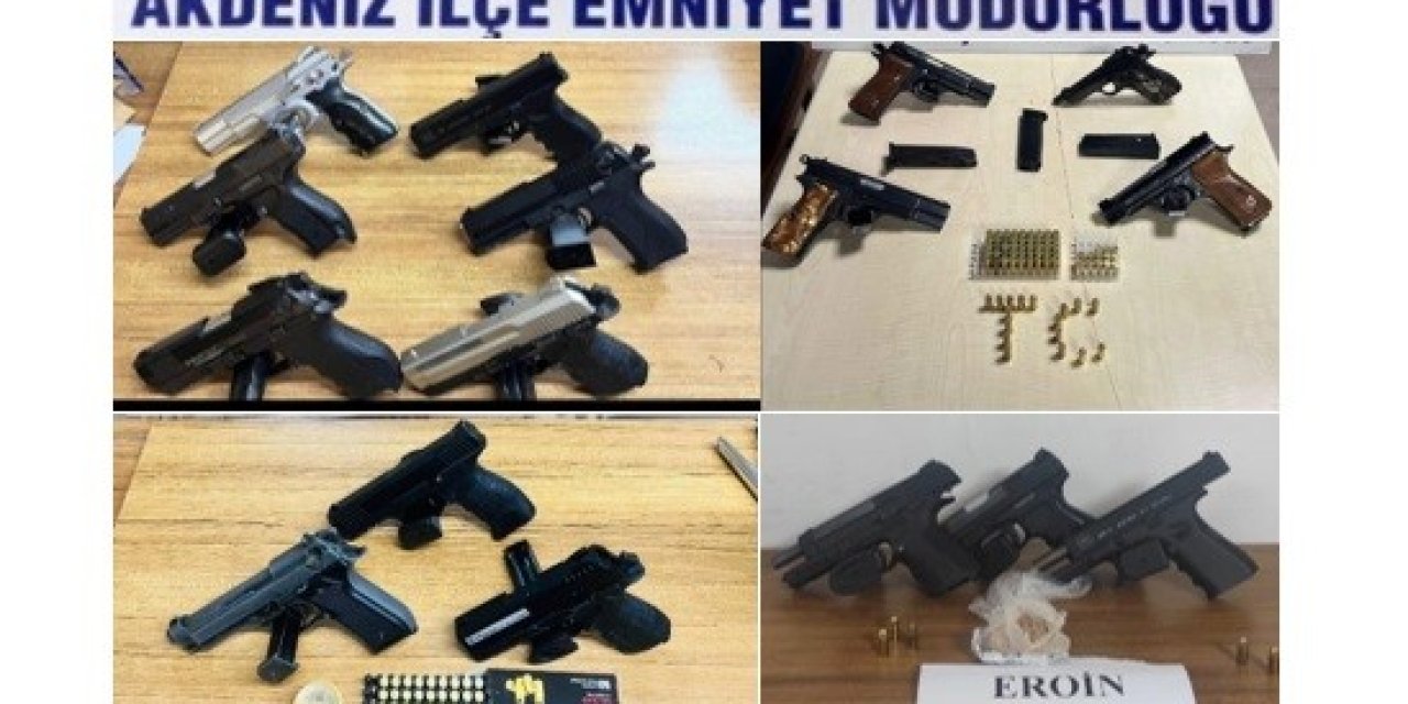 Mersin’de Çeşitli Suçlardan Yakalanan 84 Şüpheli Tutuklandı