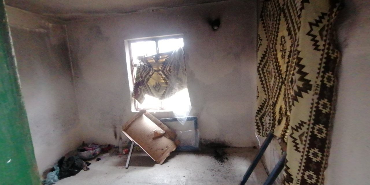 Metruk Binadaki Yangın Ekipleri Alarma Geçirdi