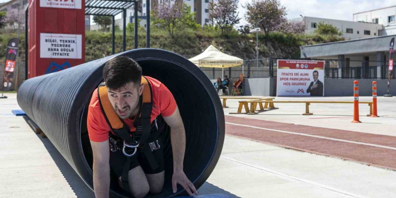 Mersin Büyükşehir Belediyesinin İtfaiye Eri Alımı Uygulamalı Sınavı Tamamlandı