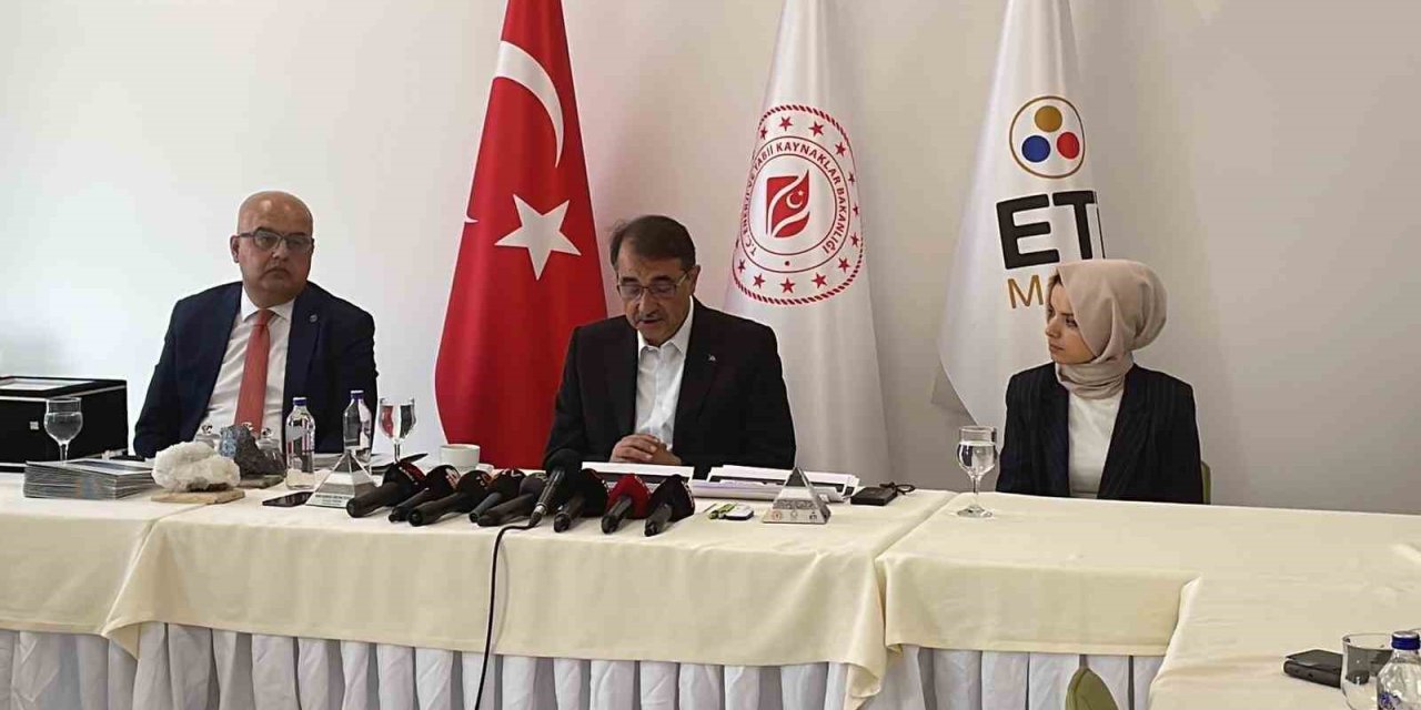 Enerji Ve Tabii Kaynaklar Bakanı Fatih Dönmez’den Nadir Toprak Elementleriyle Alakalı Açıklama;