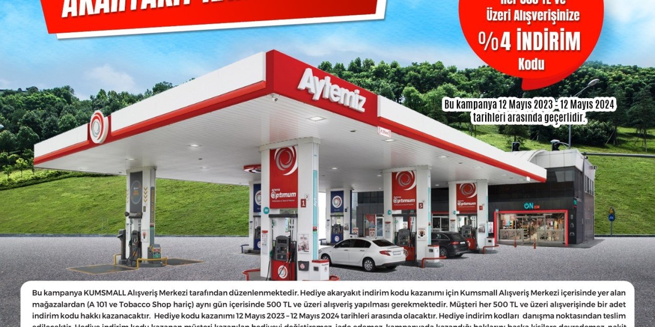 Ucuz Akaryakıt Kumsmall’da