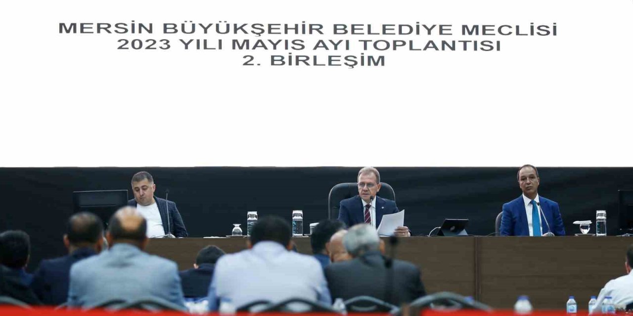 Mersin Büyükşehir Belediyesi Meclis Toplantısı Gerçekleştirildi