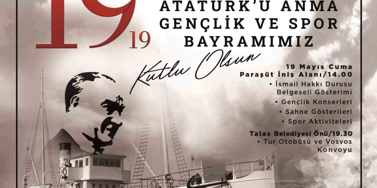 Talas’ta 19 Mayıs Heyecanı