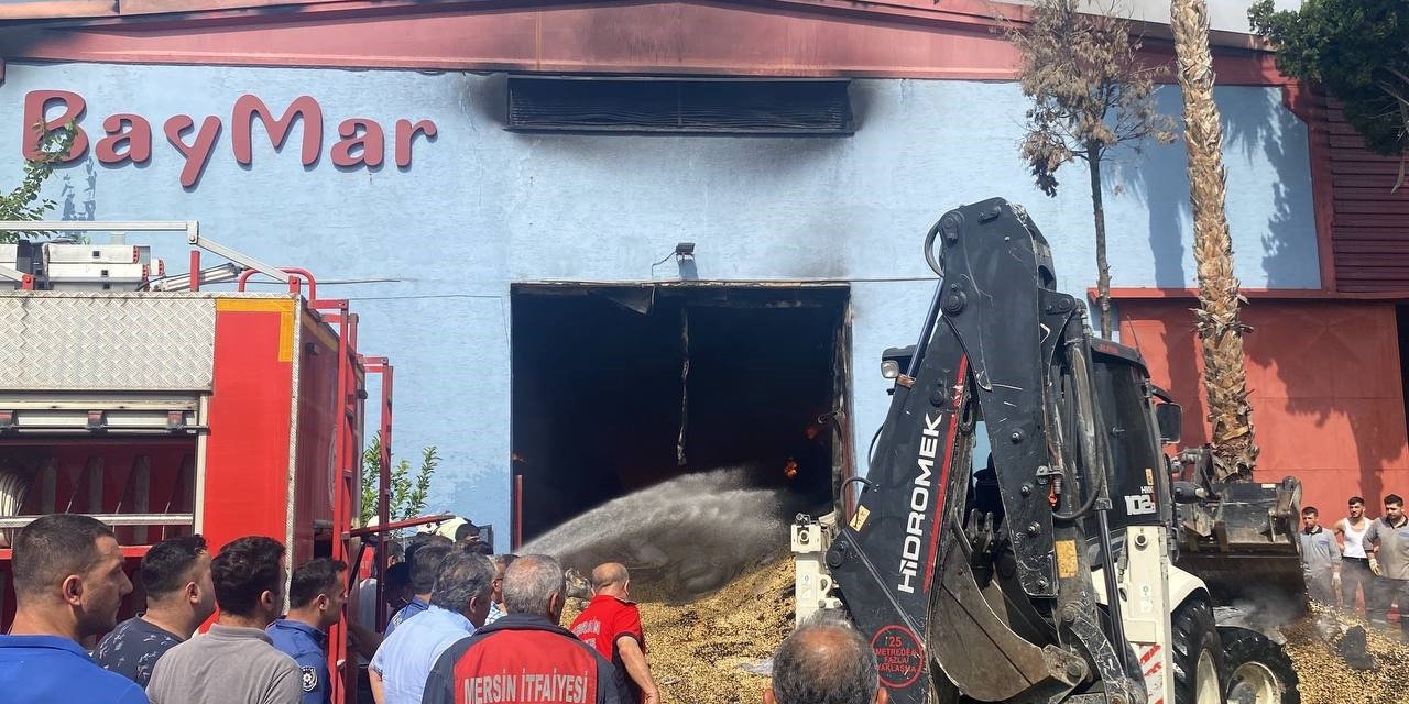 Mersin Serbest Bölgesi’nde Yangın