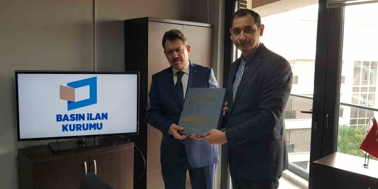 Eskişehir C. Başsavcısı Ali Yeldan, Basın İlan Kurumu Eskişehir Şube Müdürü Aşkın’ı Ziyaret Etti