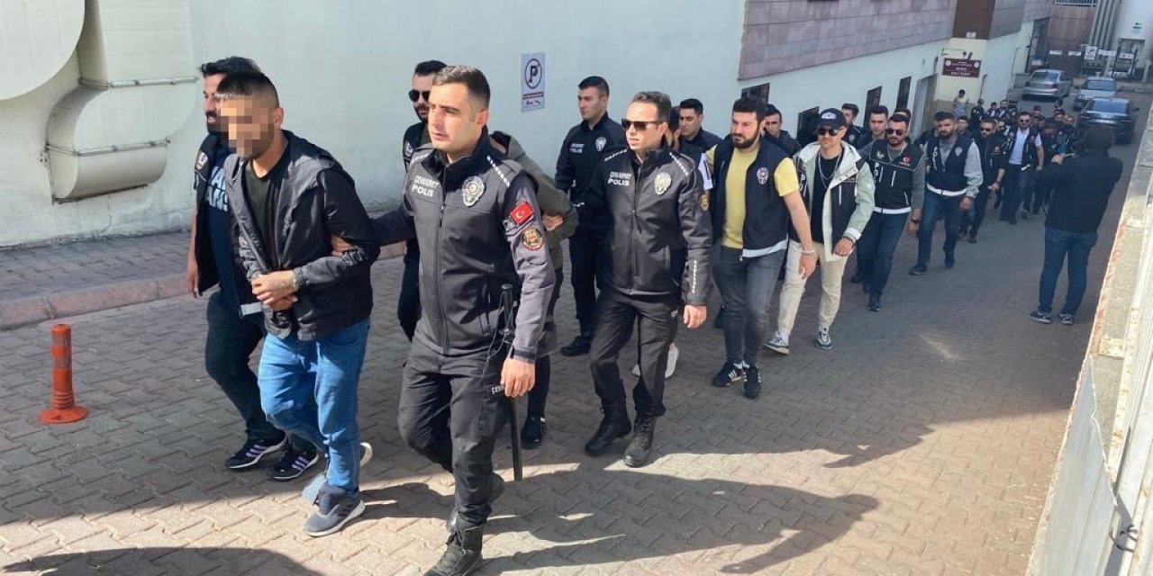 Kökünü Kurutma Operasyonu’nda 37 Tutuklama