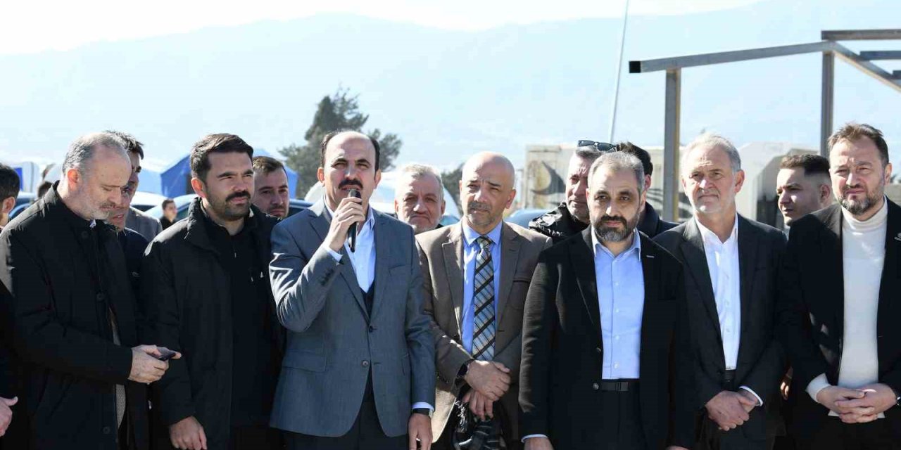 Başkan Altay: “hatay’a Kazandıracağımız Konya Bedestenimiz Tamamlanmak Üzere”