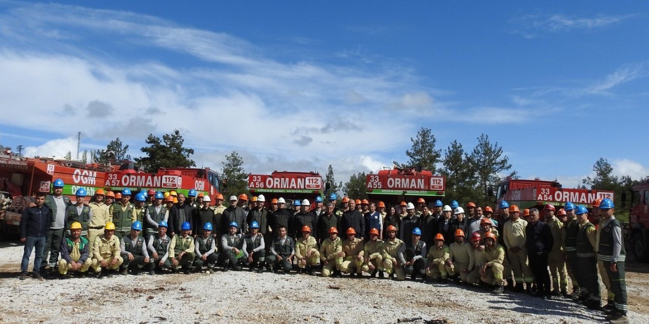 Mersin’de Yangın Ekipleri İşbaşı Eğitimleri Tamamlandı