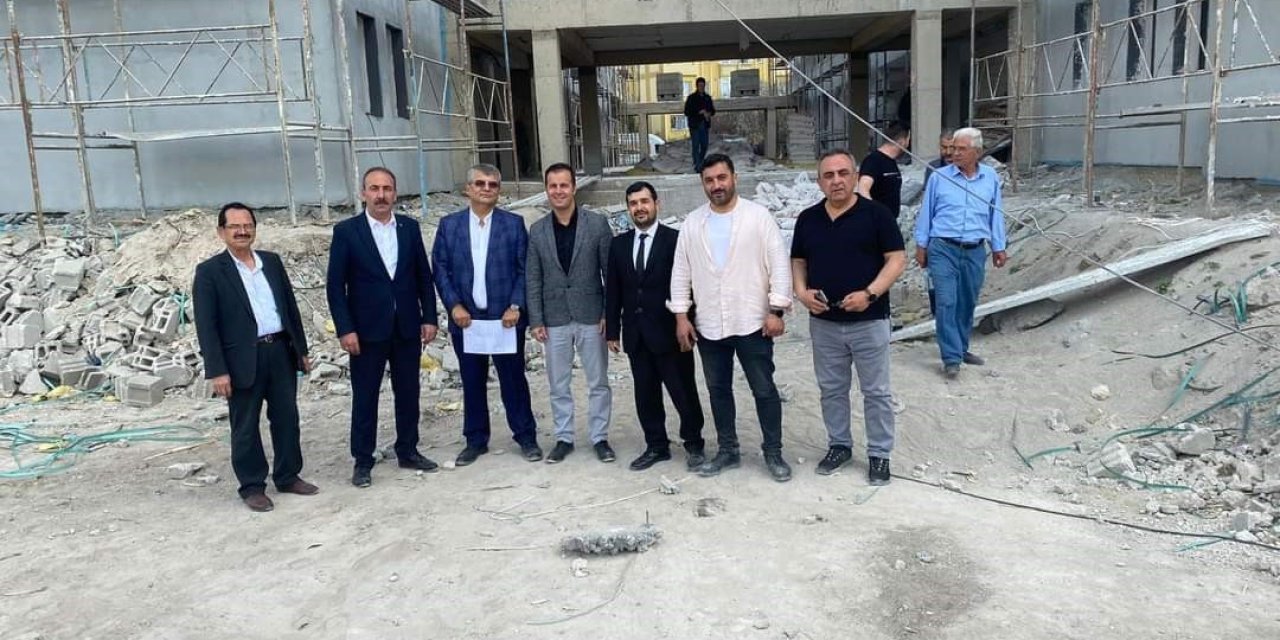 Tomarza Kız Öğrenci Yurdu İnşaatı Devam Ediyor