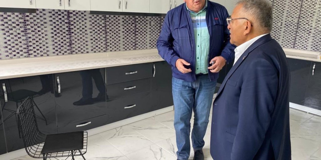 Başkan Büyükkılıç, Bünyan’da Yapımı Tamamlanan Kadın Kooperatifi Binasını İnceledi