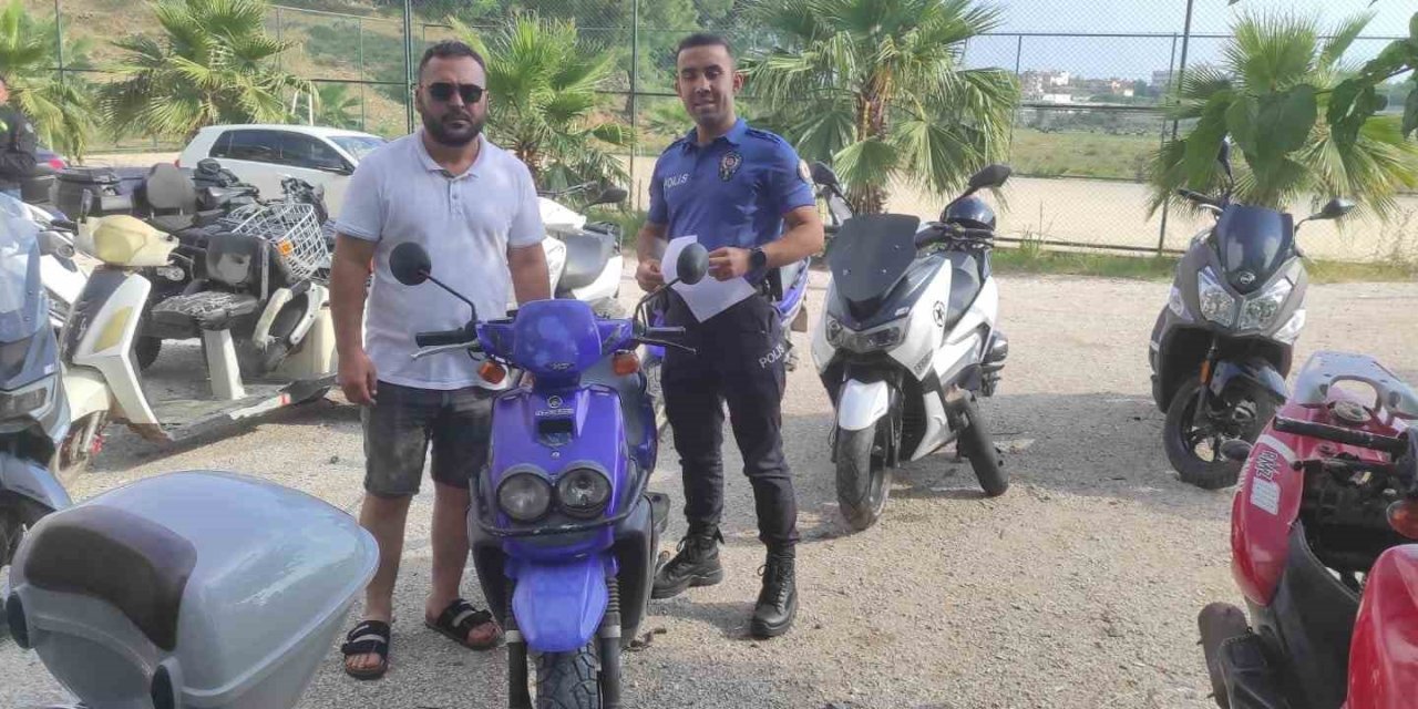 Çalınan Motosiklet 11 Gün Sonra Bulunup Sahibine Teslim Edildi