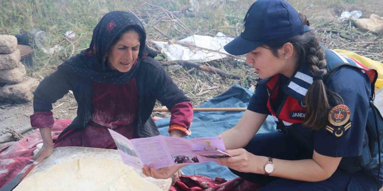 Jandarmadan Tarım İşçisi Kadınlara Kades Eğitimi