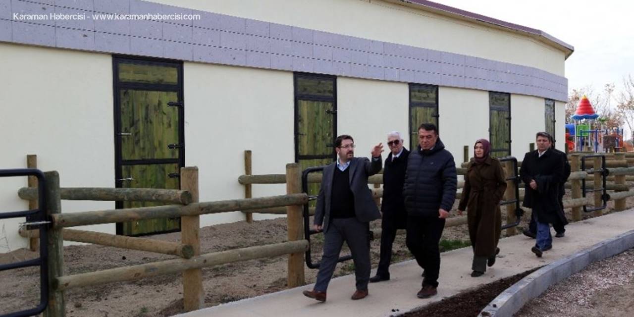Aksaray'da Belediye Başkanı Haluk Yazgı At Binicilik Tesisinde İncelemelerde Bulundu
