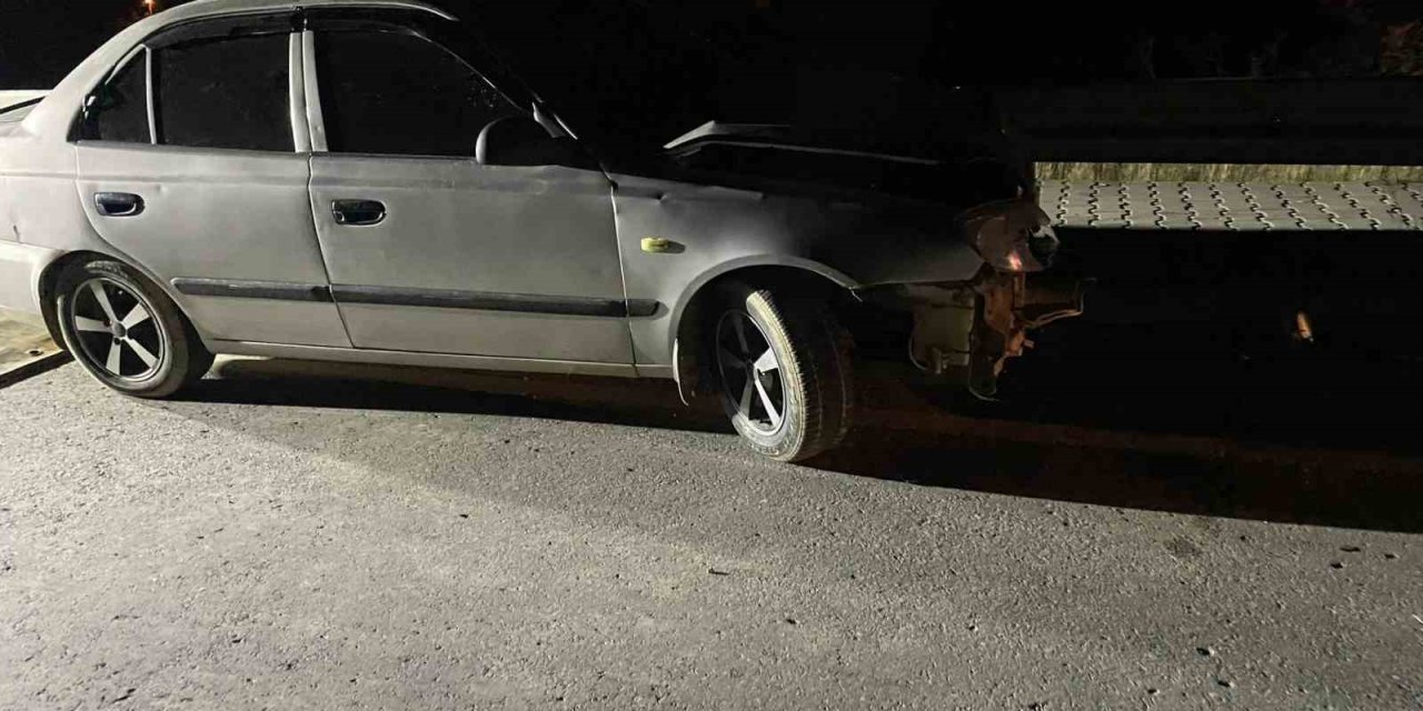 Önüne Köpek Çıkan Sürücü Köprünün Bariyerlerine Çarptı:1 Yaralı